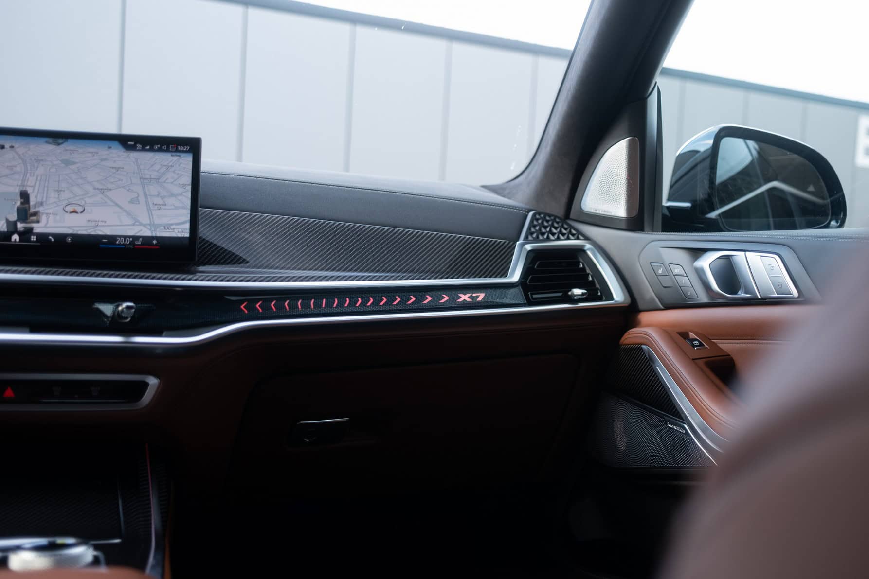 BMW X5 in urban setting