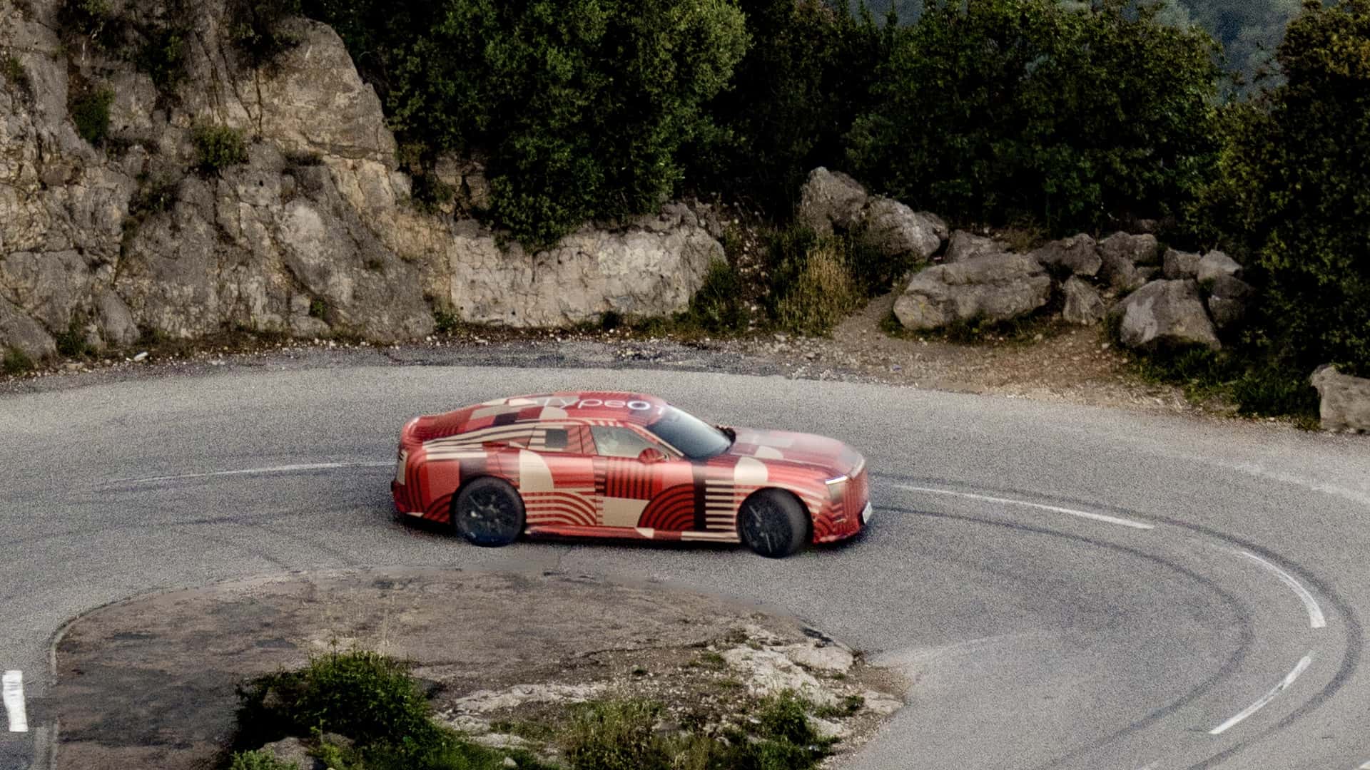 Испытательный процесс Jaguar Type 01
