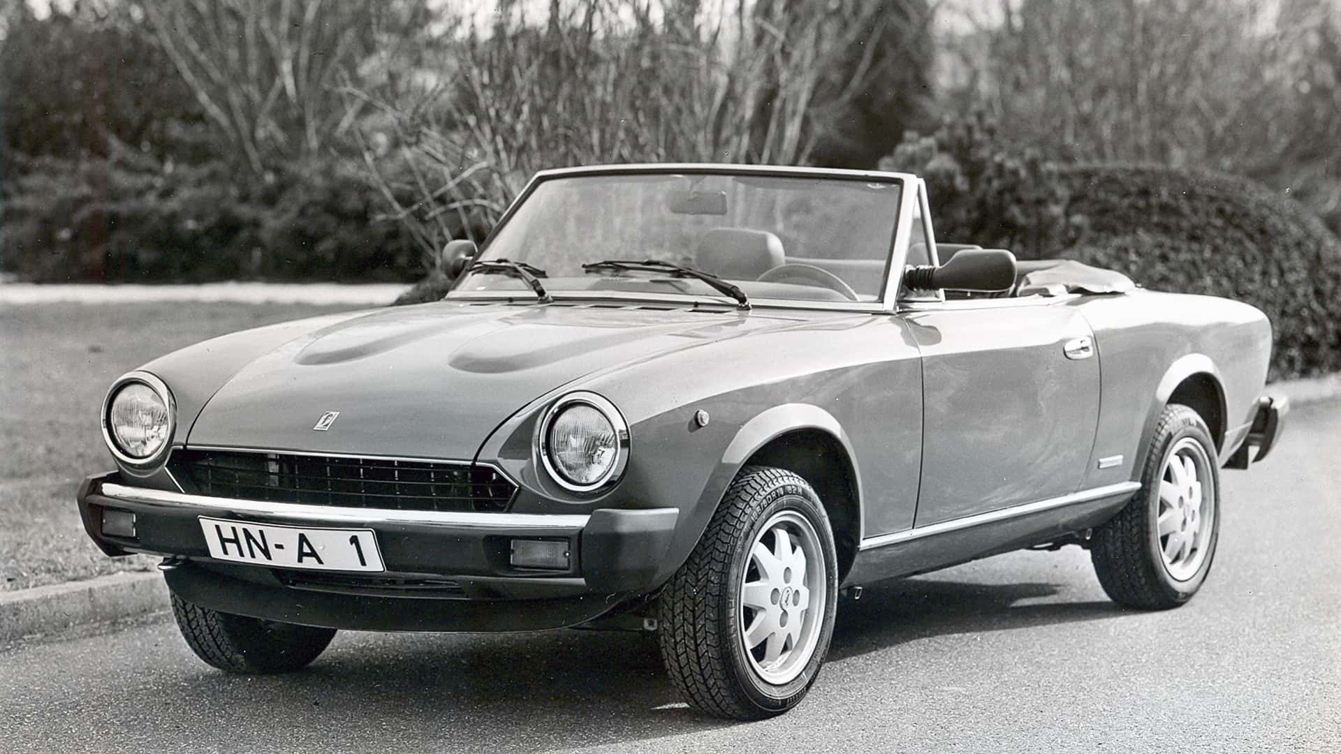 Fiat 124 Spider - под капотом