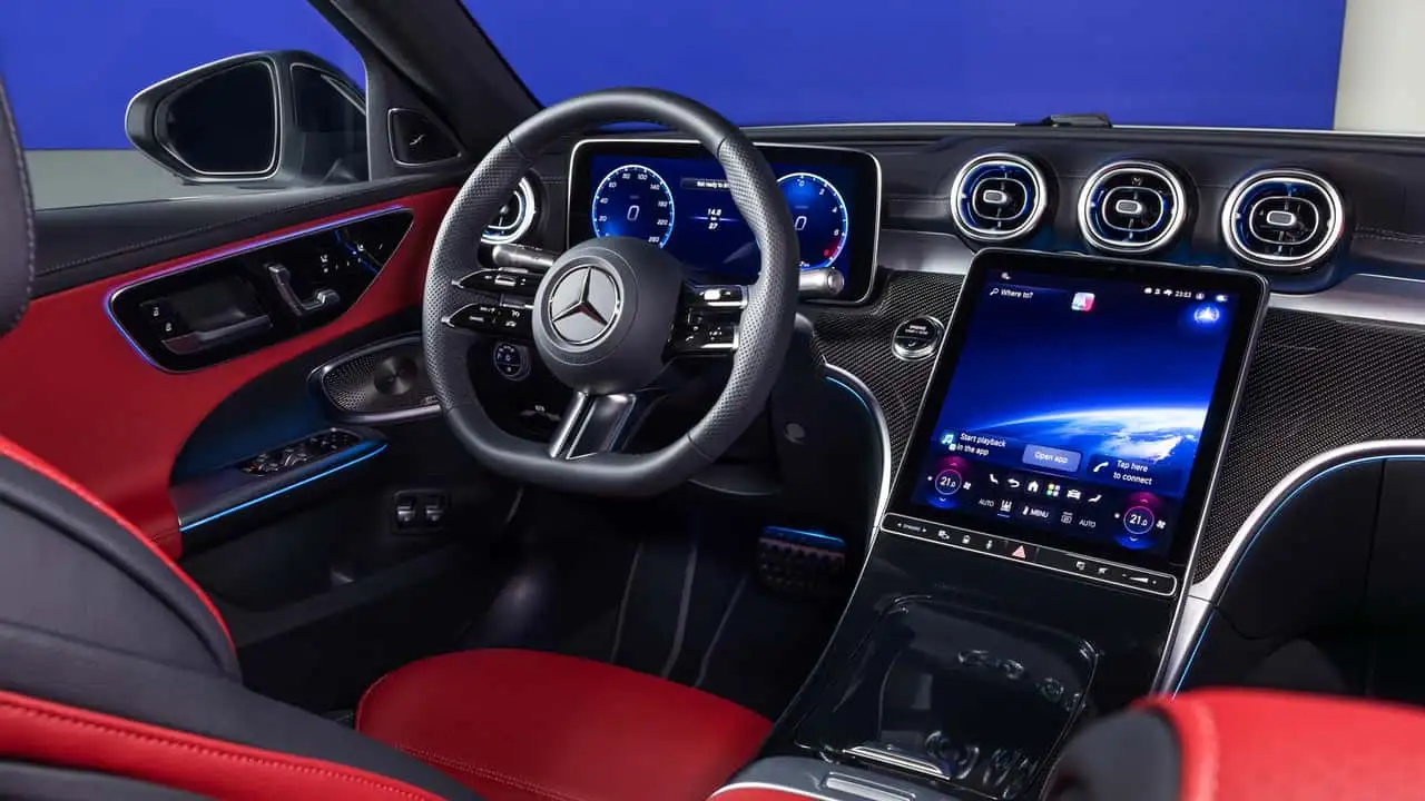 Mercedes-Benz Classe C рестайлинг 2026 передние фары