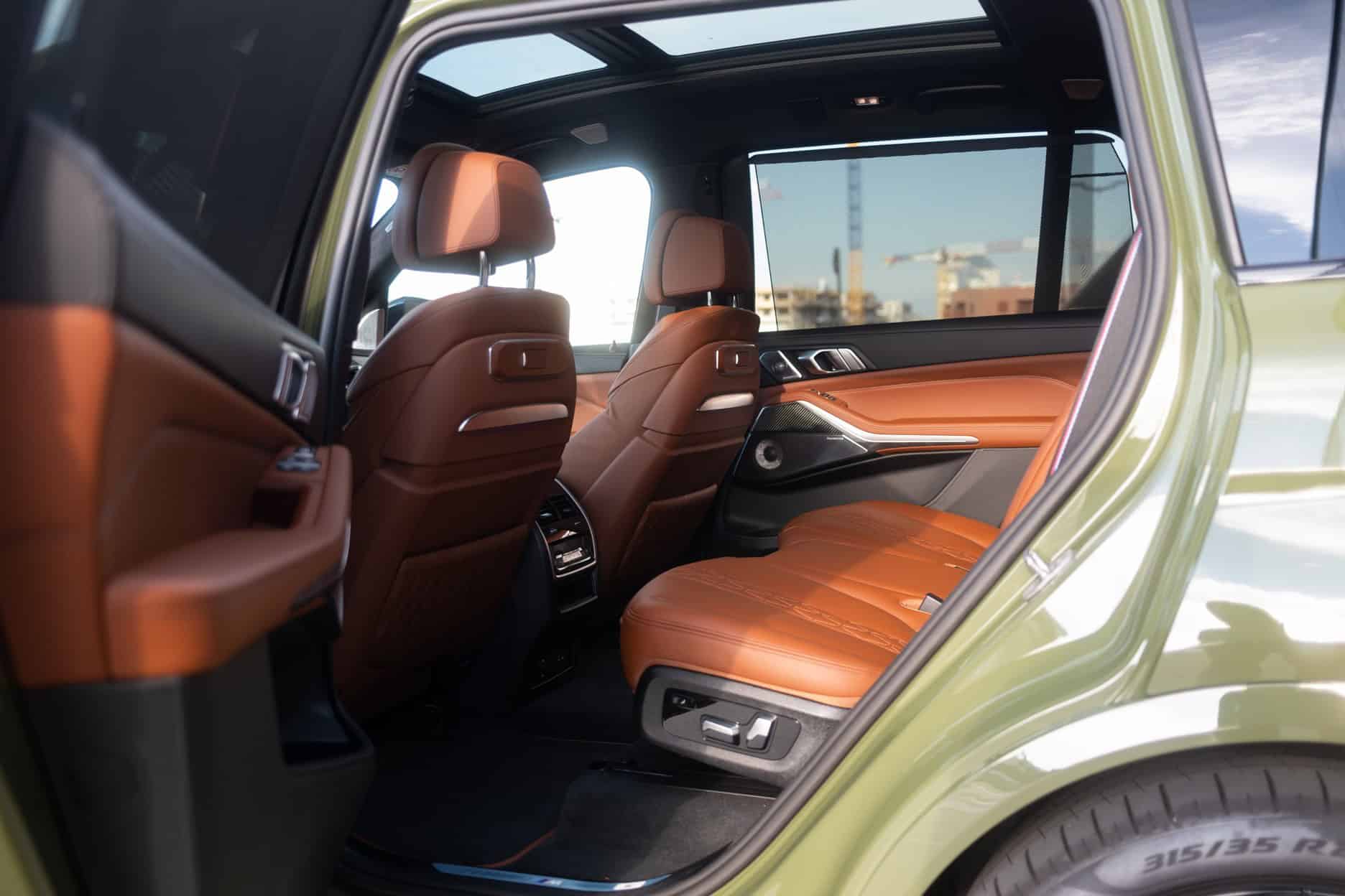 Rear view of BMW X5