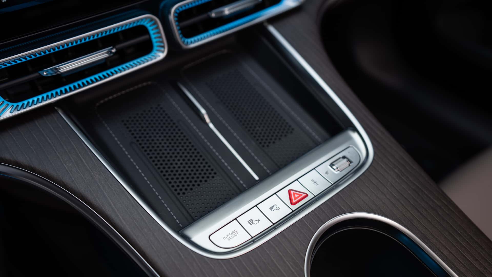 Rear seat entertainment system in Mercedes