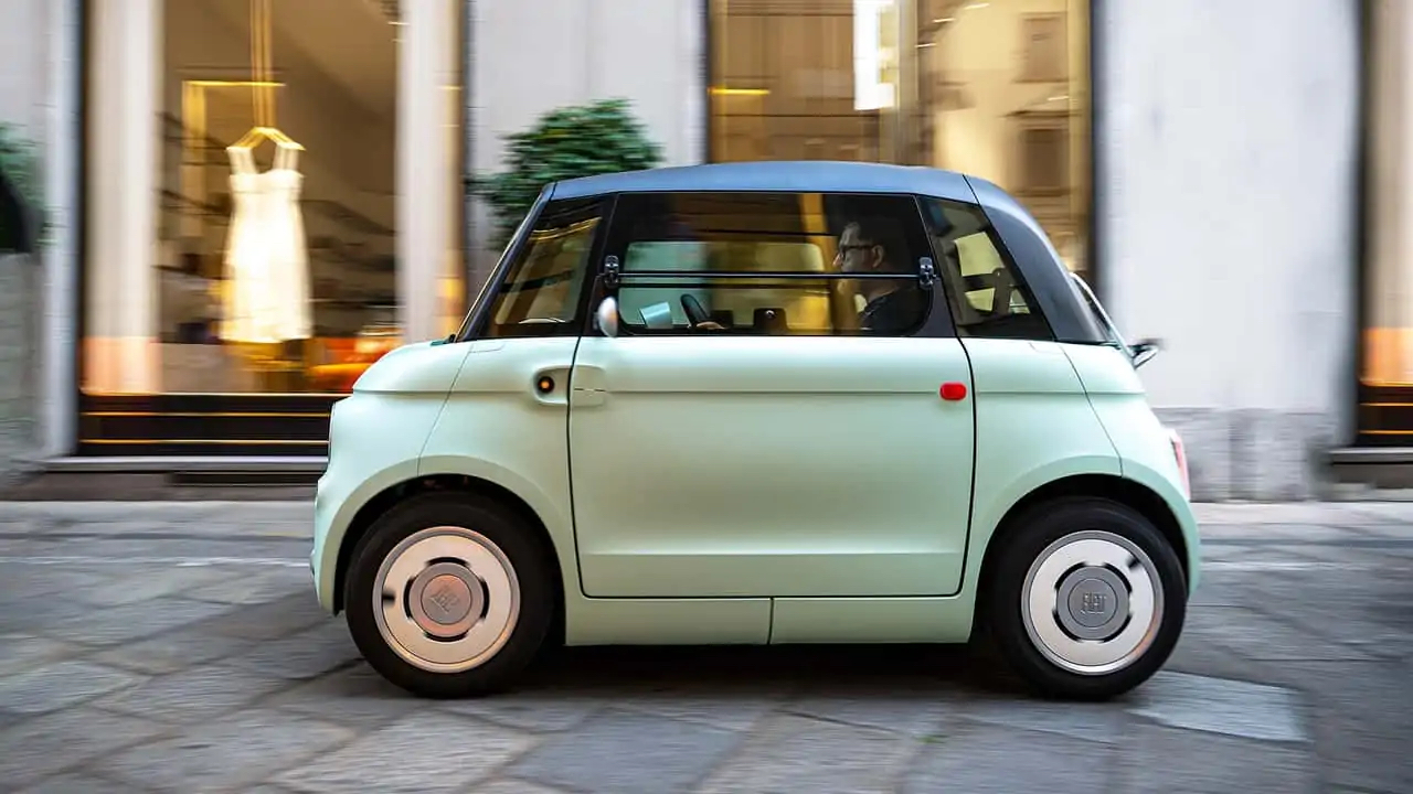 Fiat Topolino в движении