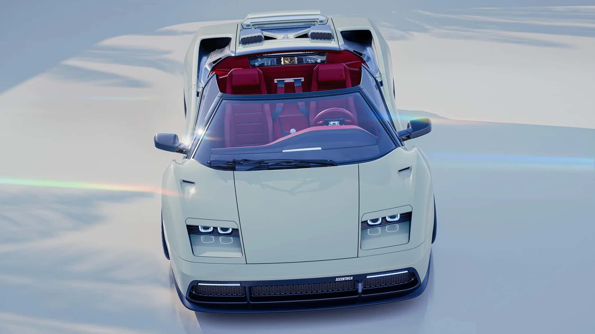 Eccentrica V12 Roadster, вид спереди
