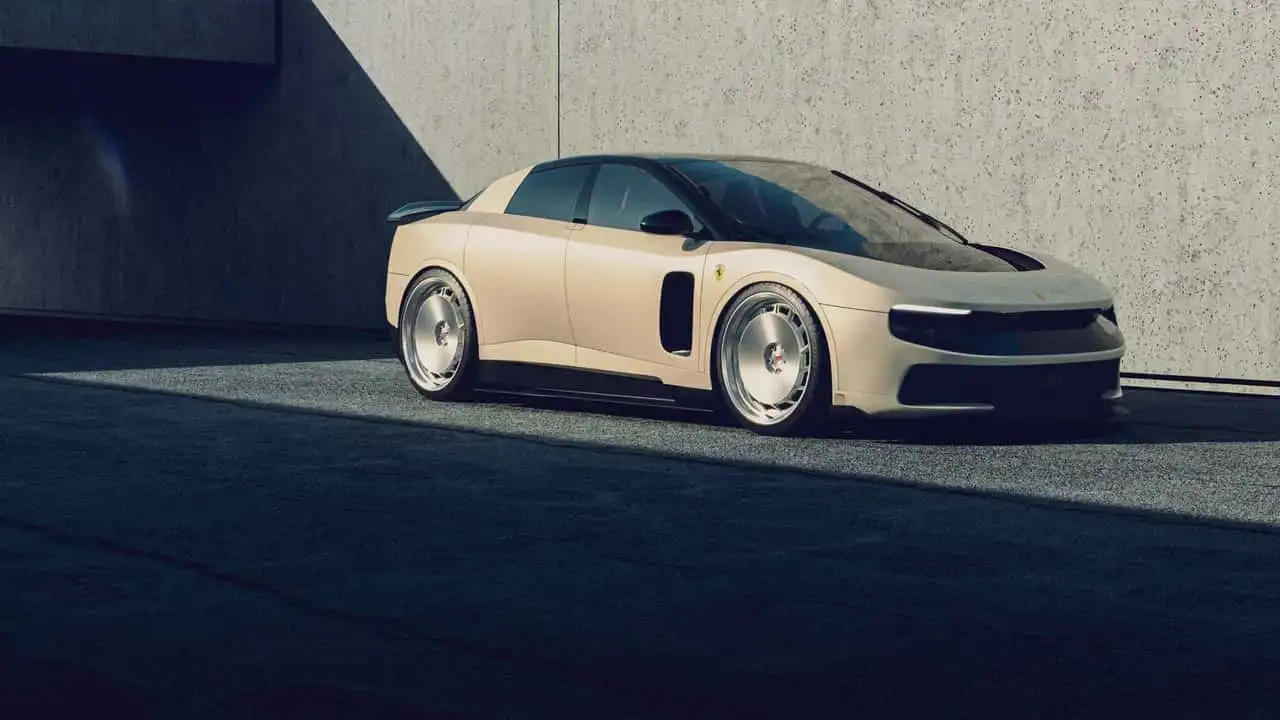 Ferrari Luce with new wheels by Vossen