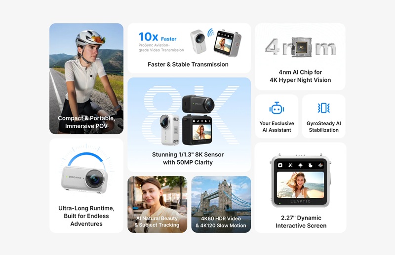 Leaptic Cube shooting in 8K