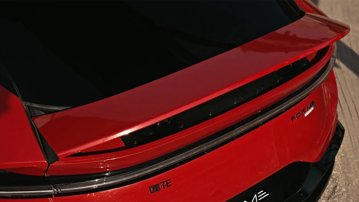 Rear spoiler of 2026 Lotus Eletre hybrid