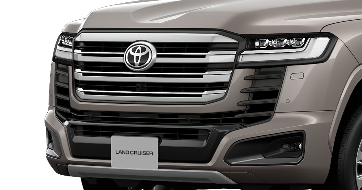 Детали экстерьера Toyota Land Cruiser 300 вблизи