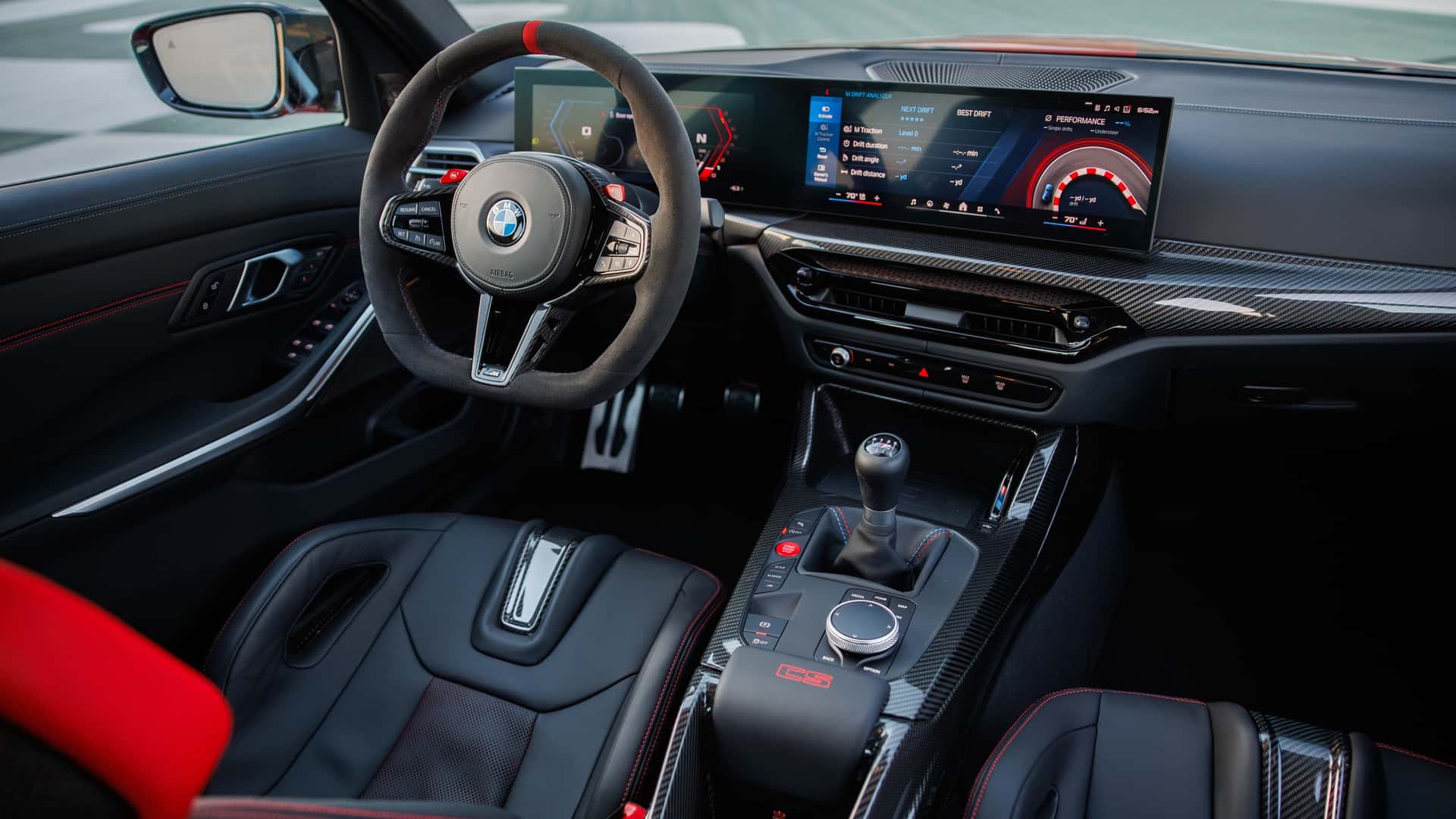 BMW M3 CS Handschalter интерьер салона