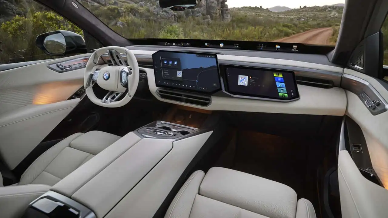Интерьер BMW X5 без кнопок