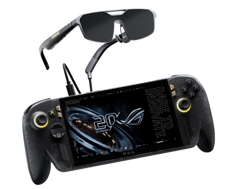 Asus ROG Xbox Ally X20 в комплекте с AR-очками Xreal