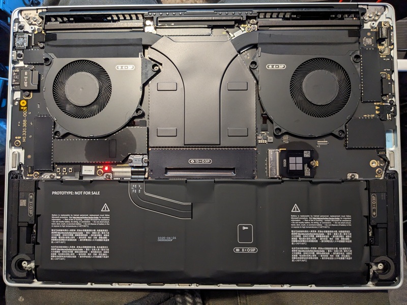 Ремонтопригодность ноутбука Surface Laptop Ultra