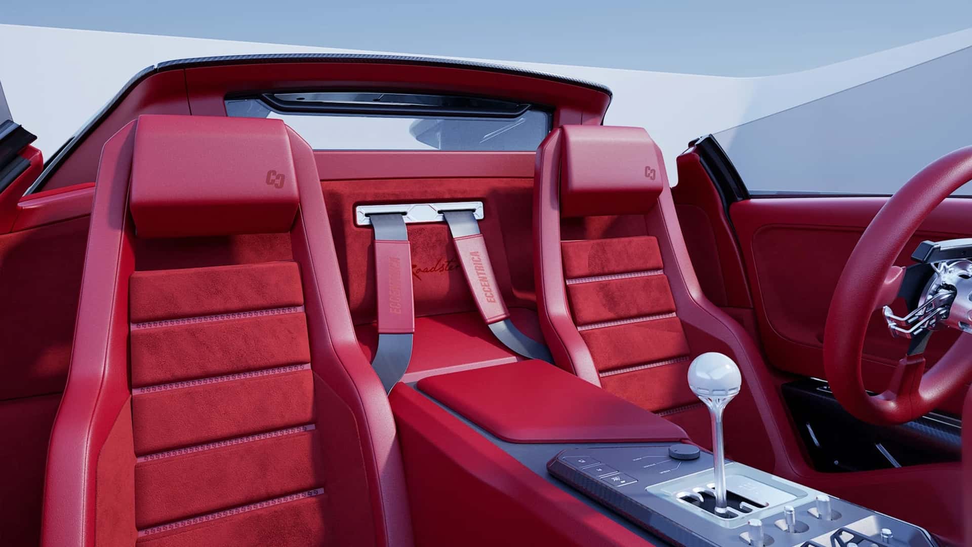 Стильный ретро-дизайн интерьера Eccentrica V12 Roadster