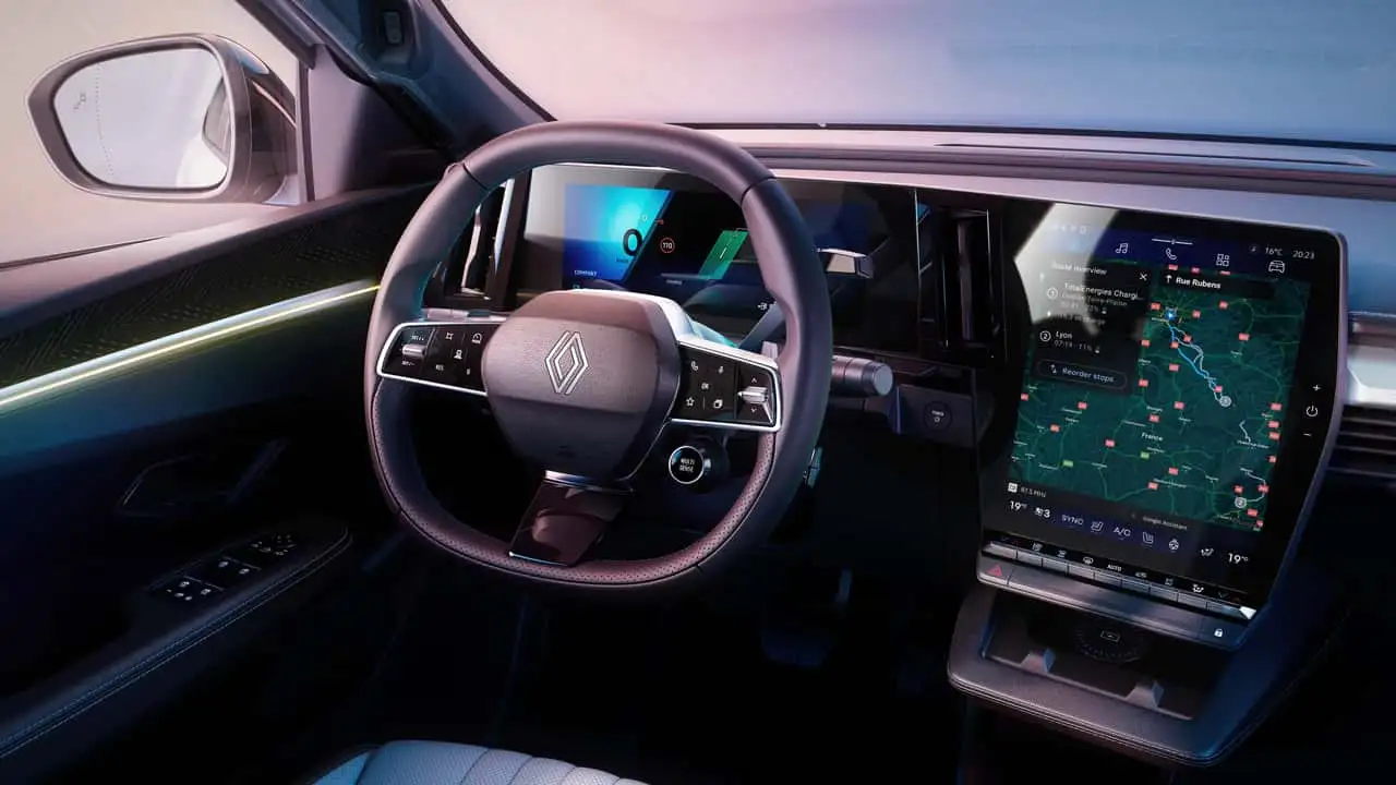 Renault Scenic E-Tech детали салона