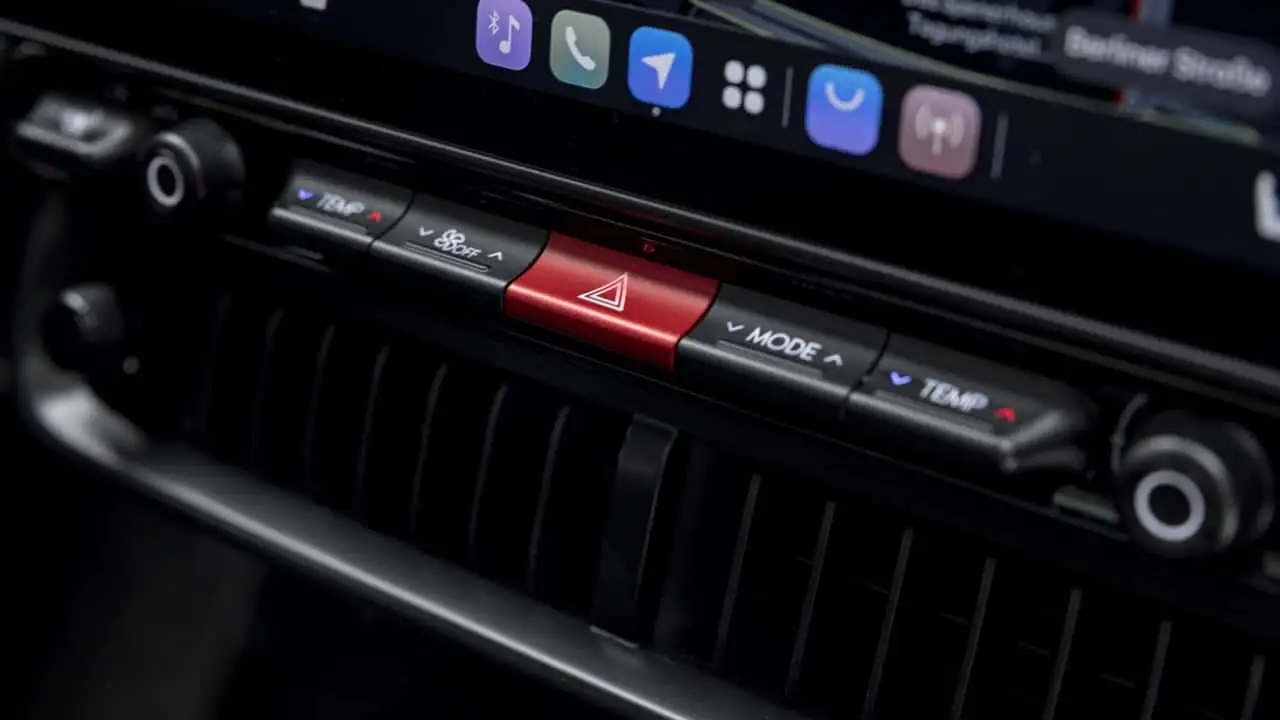Елементи управління панелі приладів Hyundai Ioniq 3