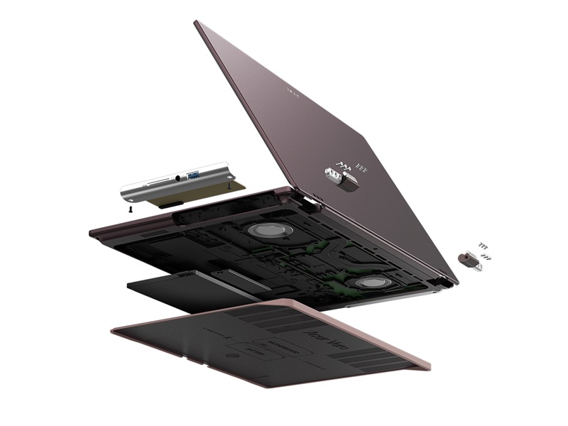 Acer Vero 16 вид сбоку