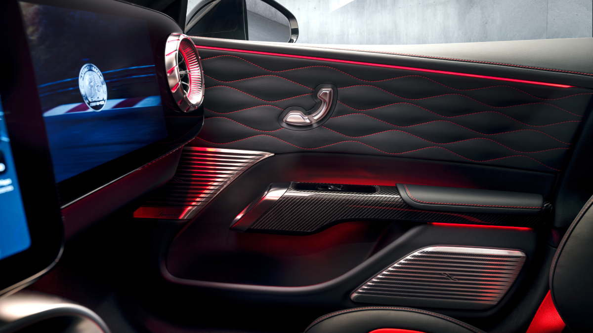 Rear seats of Mercedes-AMG GT 4-Door Coupe