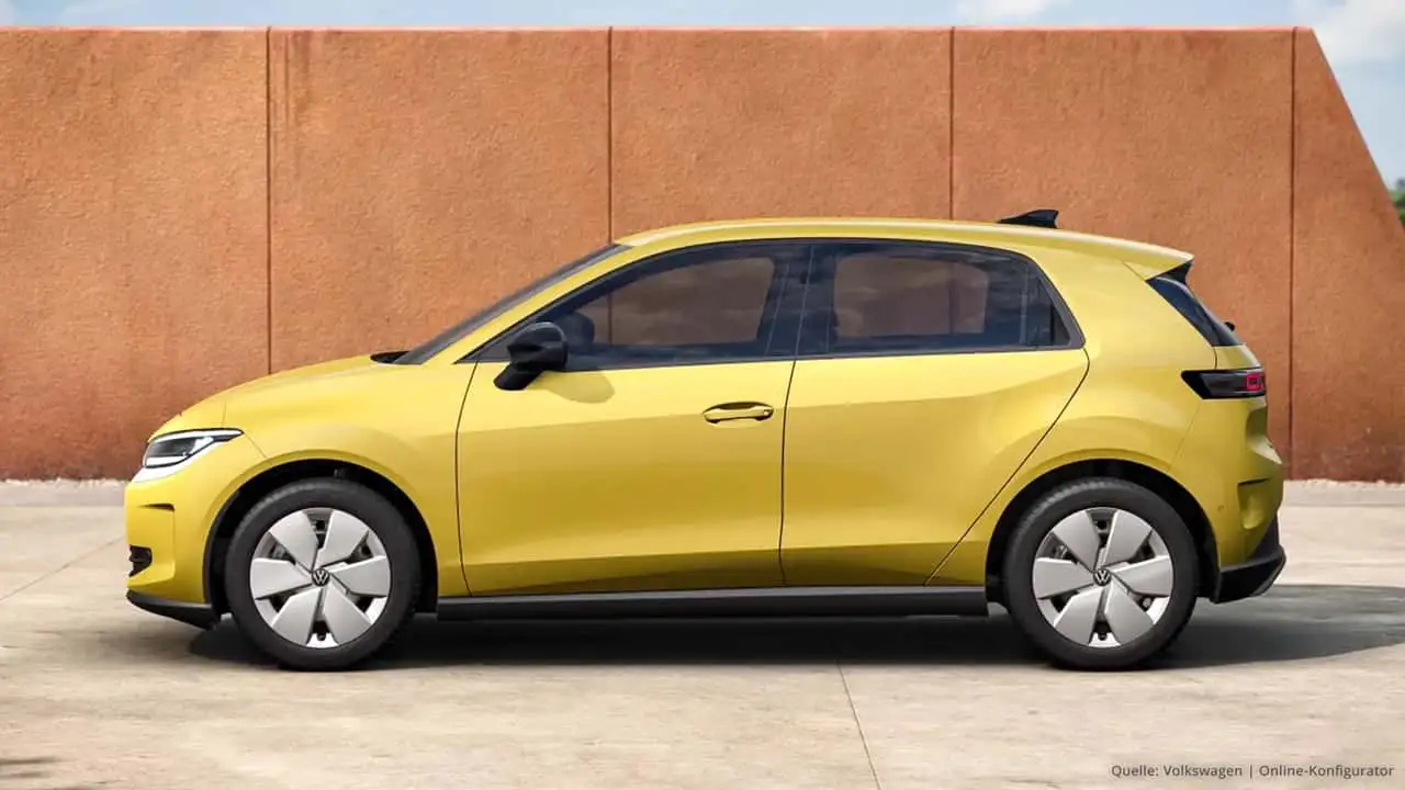 Новый Volkswagen ID. Polo с передней частью, которая выглядит как легкая улыбка