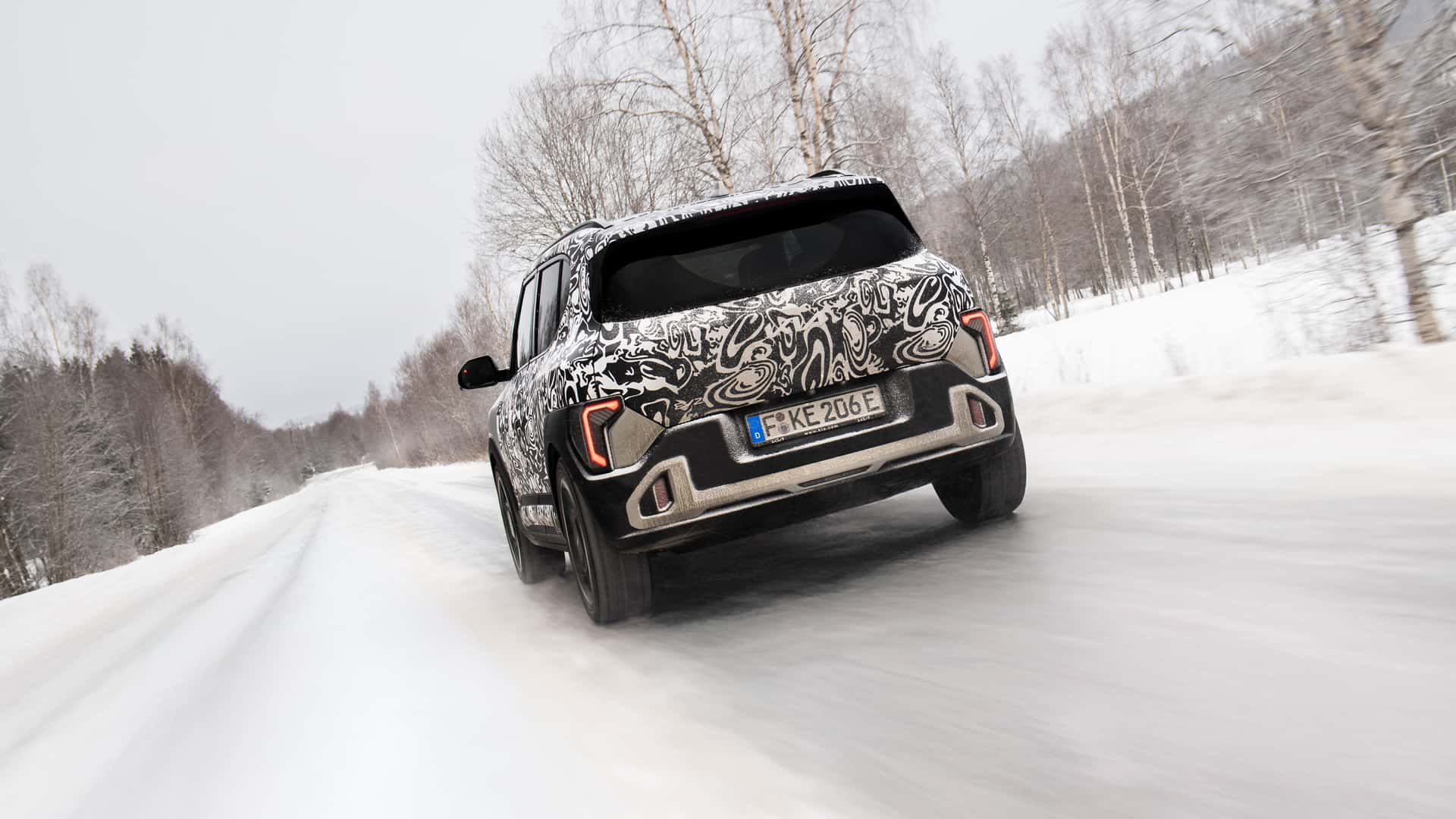 Kia EV2 на El Prix Winter Test Drive