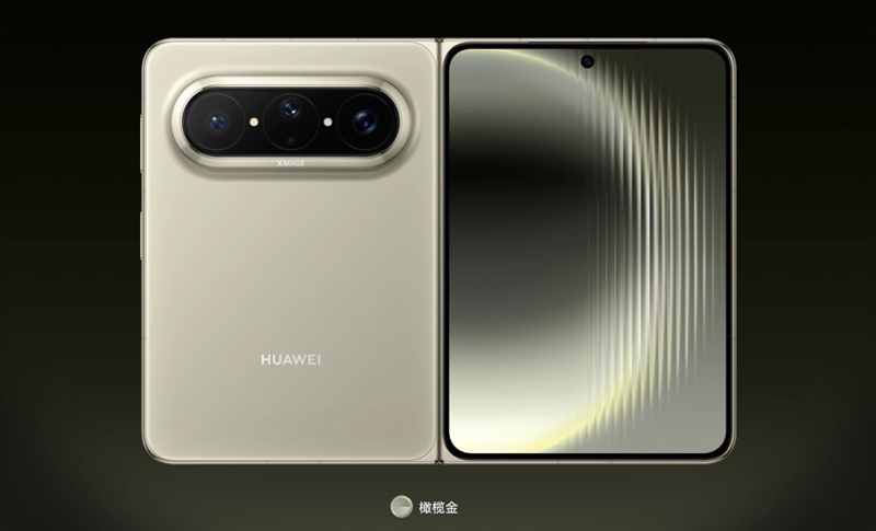 Huawei Pura X Max в оранжевом цвете