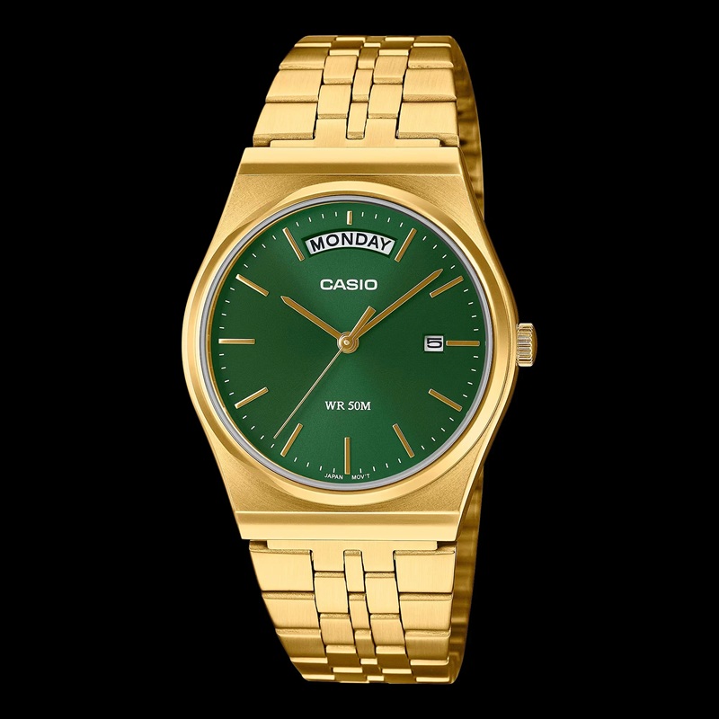 Часы Casio MTP-B146 с золотым покрытием