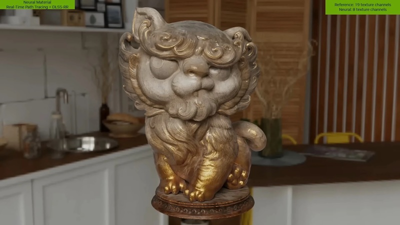 8K texture demonstration with NTC