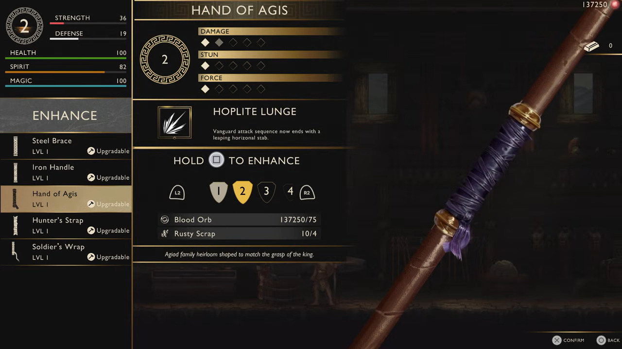 Прокачка способностей Кратоса в игре God of War: Sons of Sparta