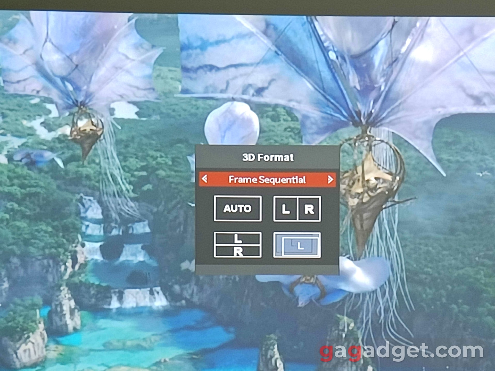 3D функции ViewSonic LSD400W