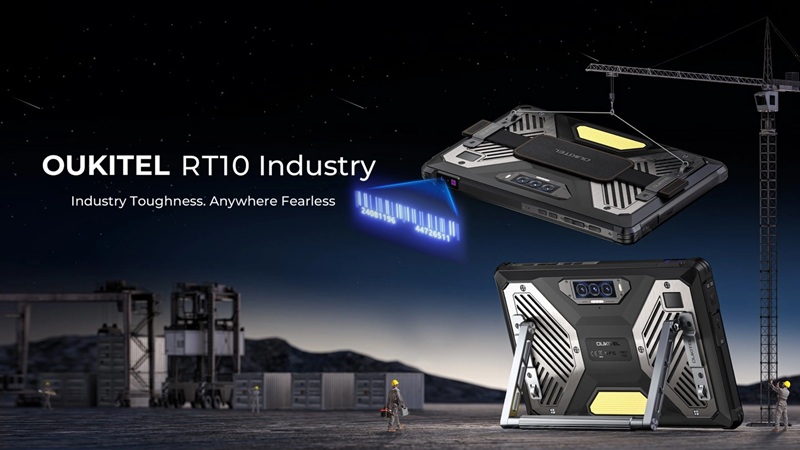 Защищенный ноутбук Oukitel RG14-P с солнечной панелью