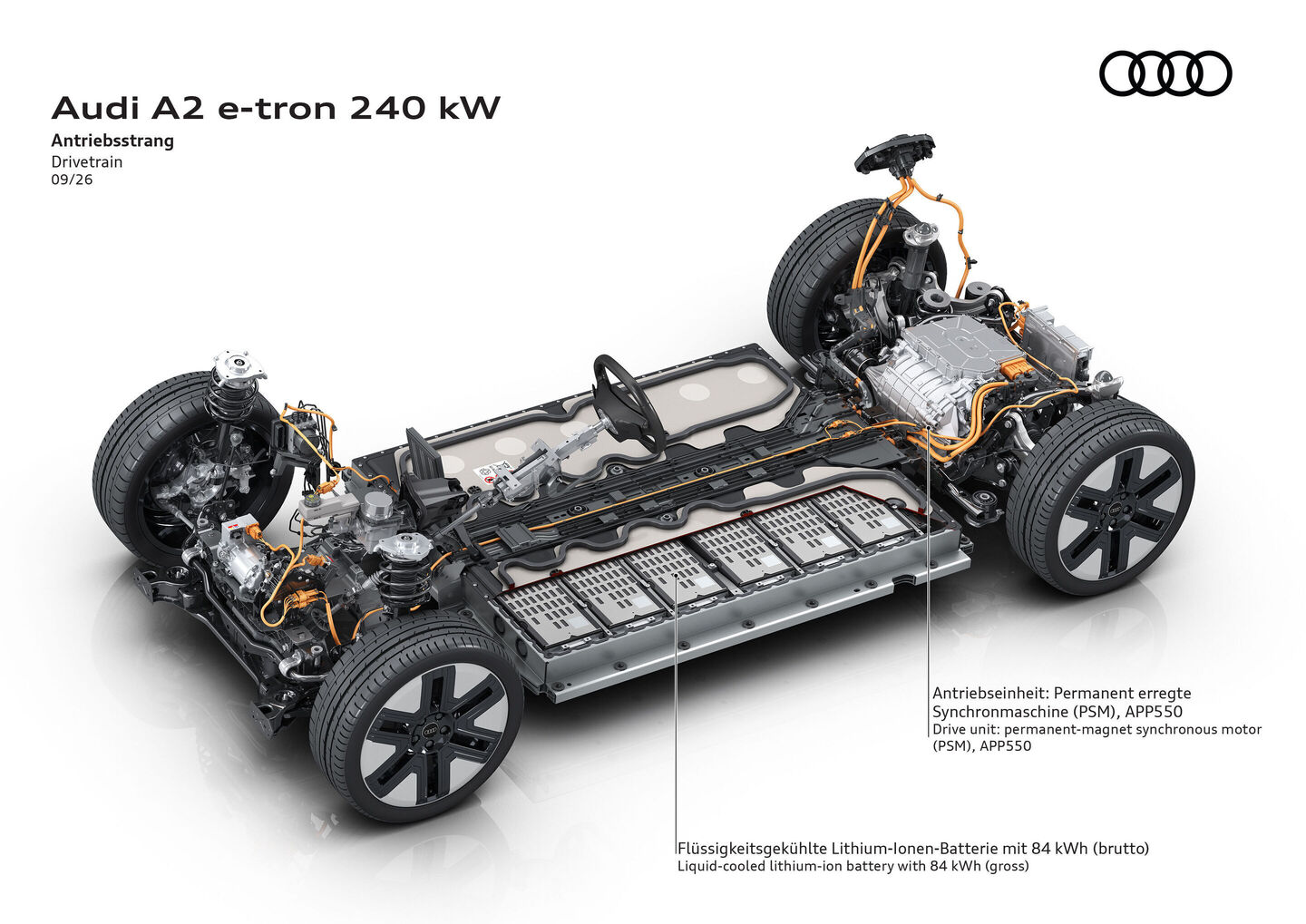 Audi A2 E-Tron charging cable