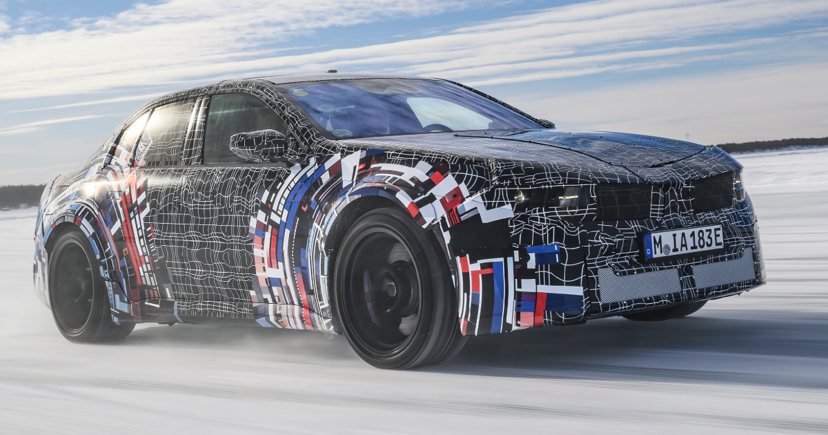 BMW M3 electric car prototype