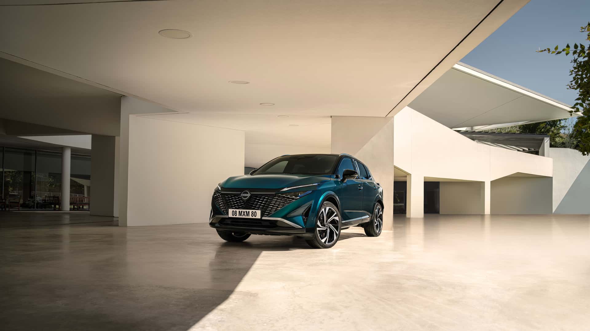Nissan Qashqai в горной местности