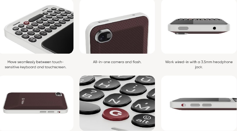 Смартфон Clicks Communicator на рабочем месте