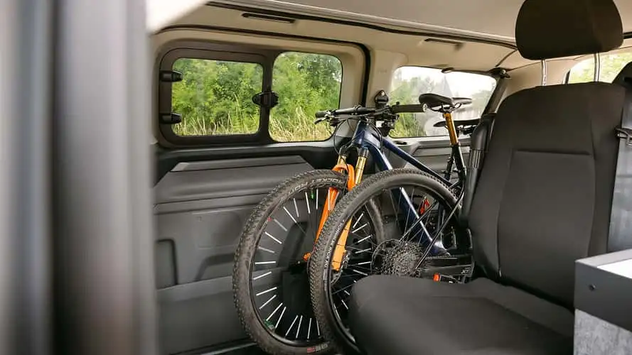 SpaceCamper Classic+ Bike camper with bicycle storage