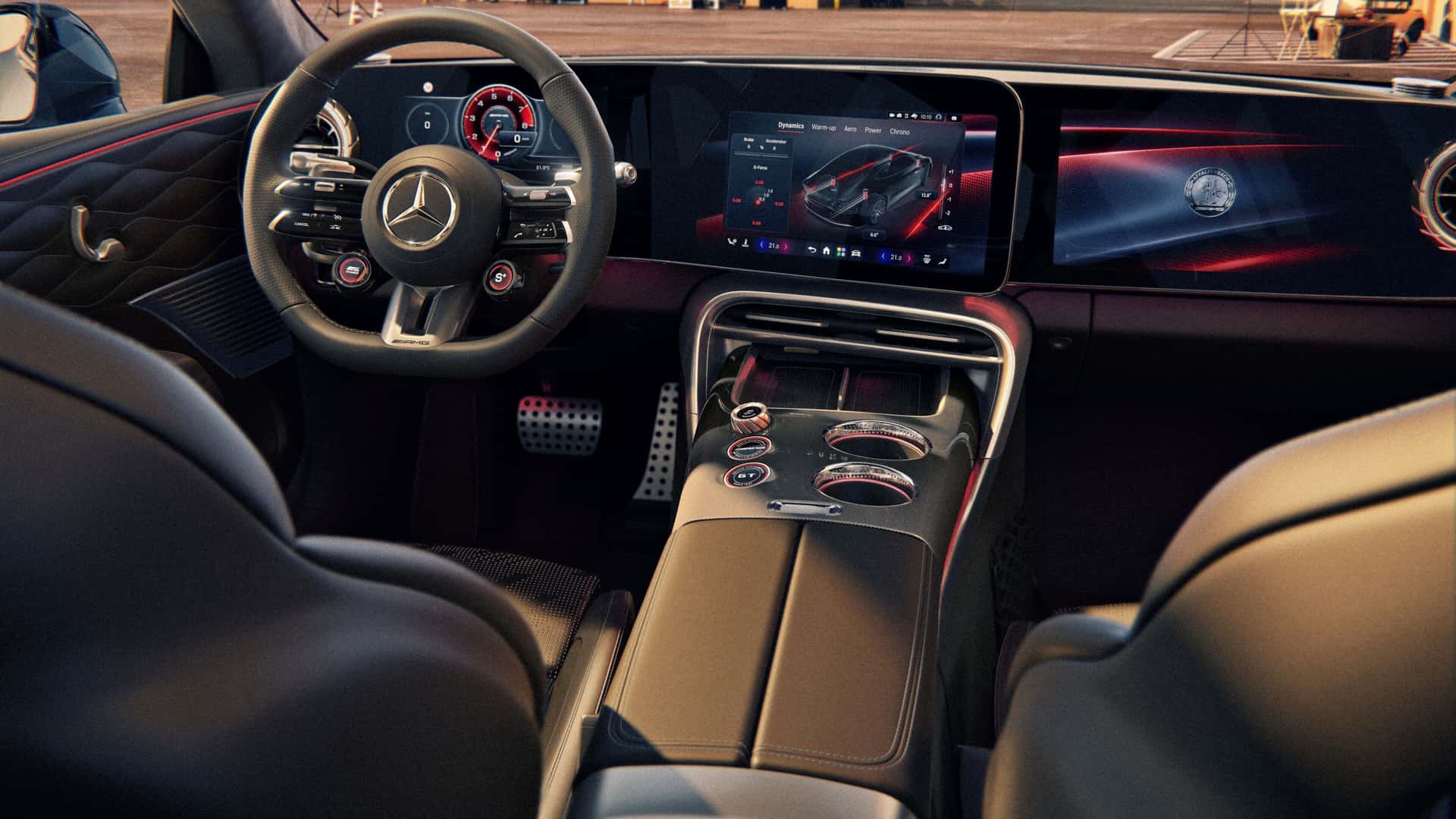 Салон з фірмовою мультимедіа Mercedes-AMG GT 53