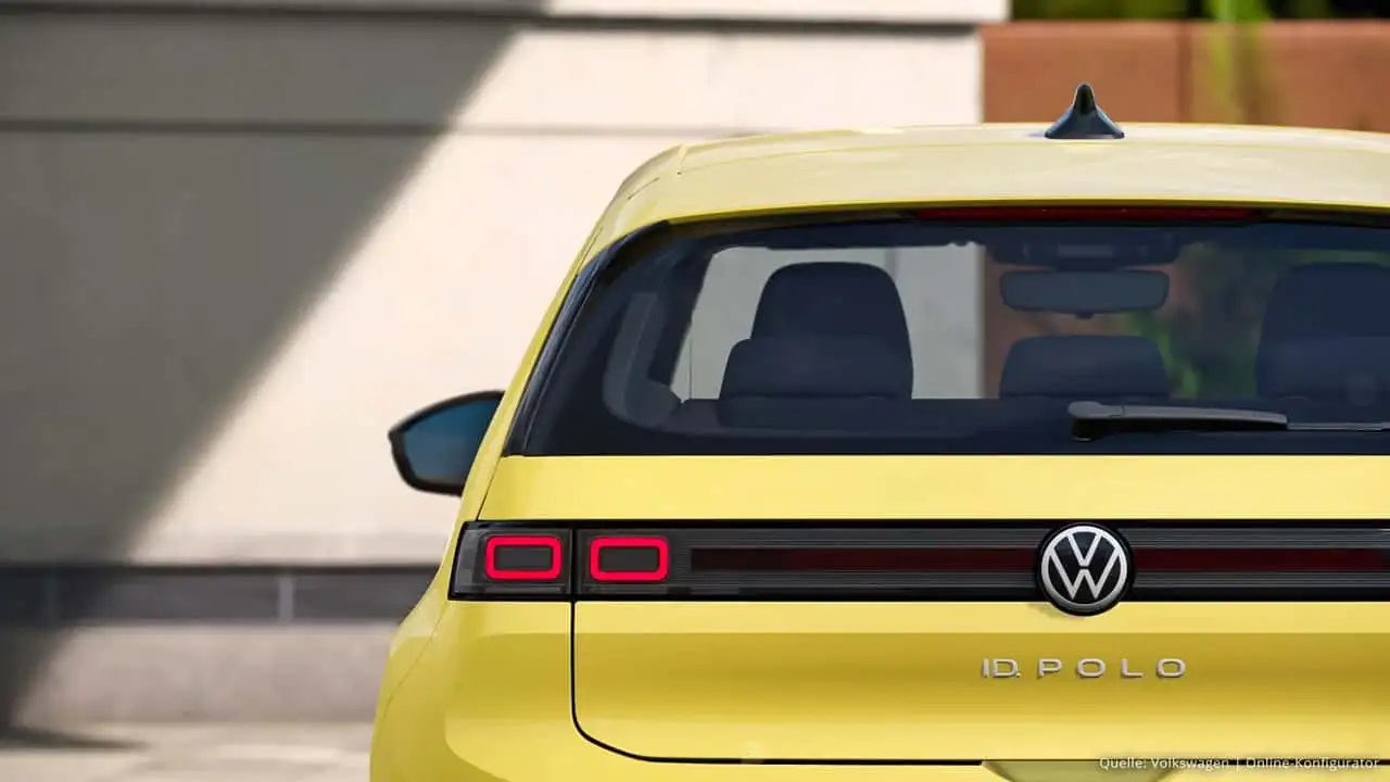 Задняя часть Volkswagen ID. Polo