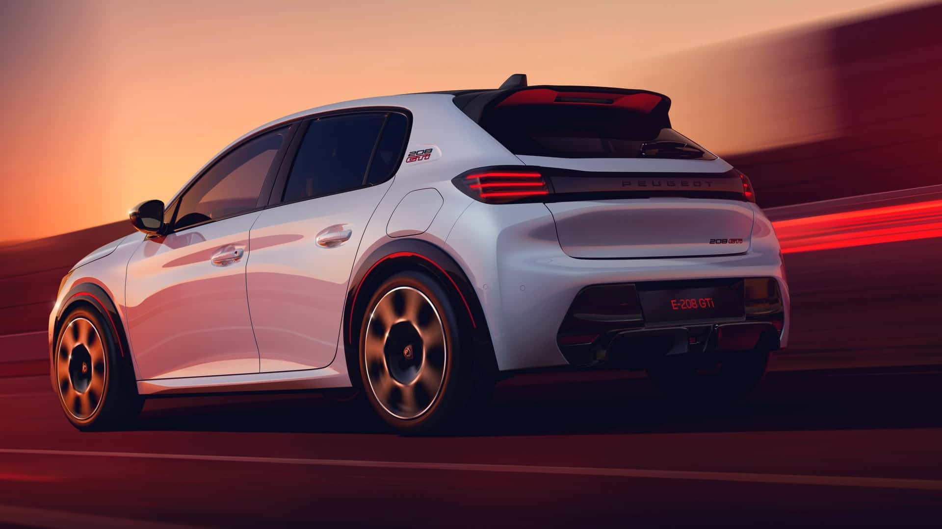 Peugeot E-208 GTi wheel