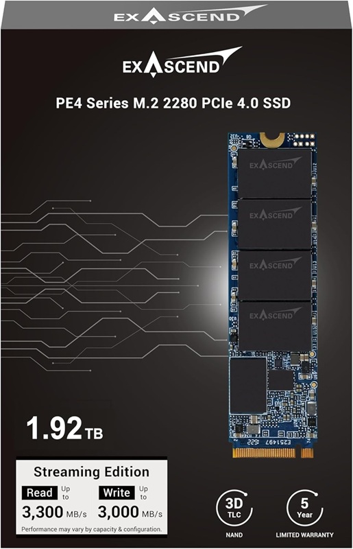 Exascend PE4 16TB SSD в формате M.2