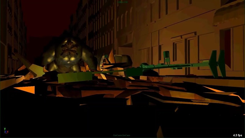 Концепт-арт окружения DOOM 4