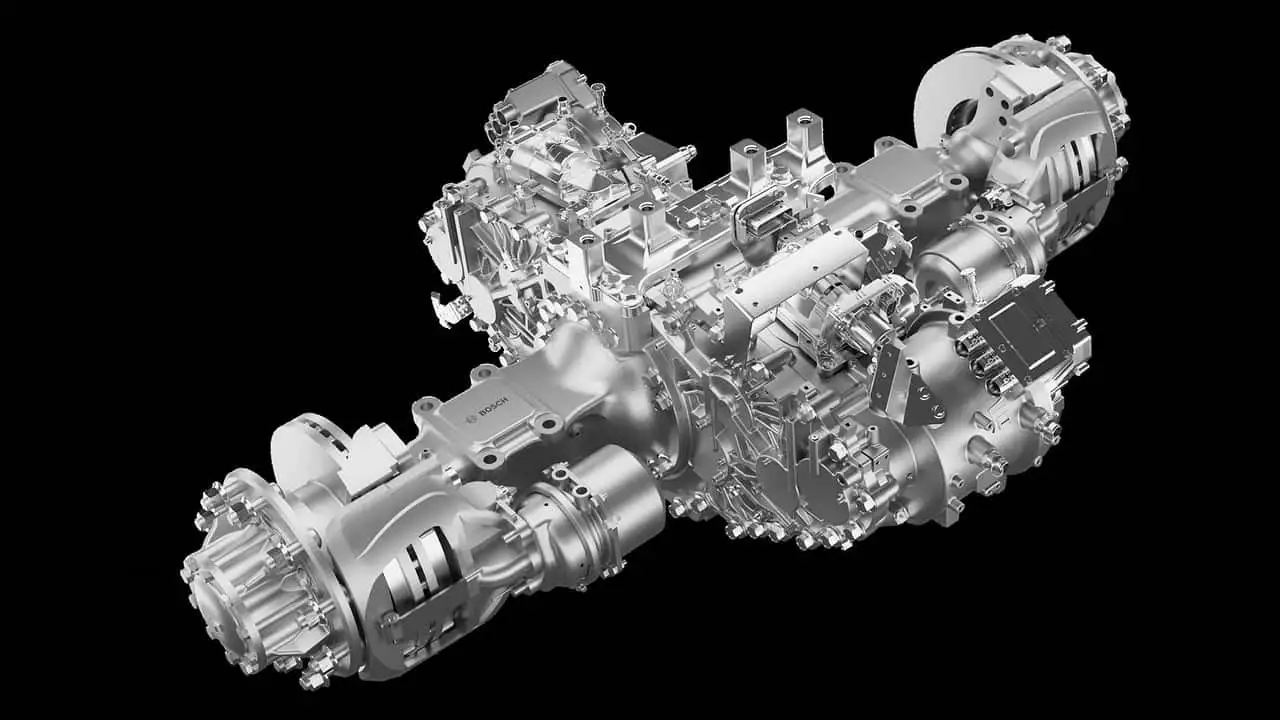 Электрическая ось Bosch Rigid eAxle в экспозиции