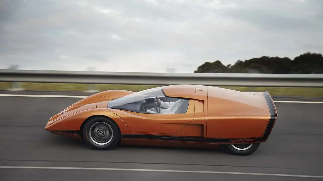 Holden Hurricane concept car dashboard