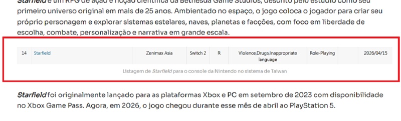 Starfield гра на PlayStation 5