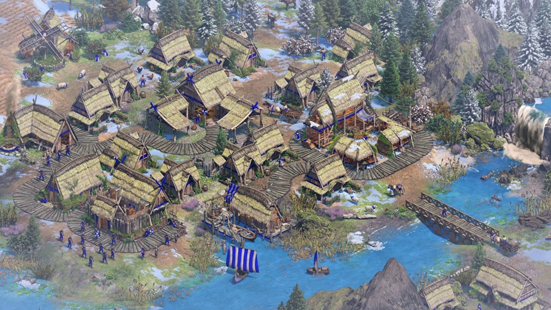 Игровая карта в Age of Empires II: The Viking Sagas
