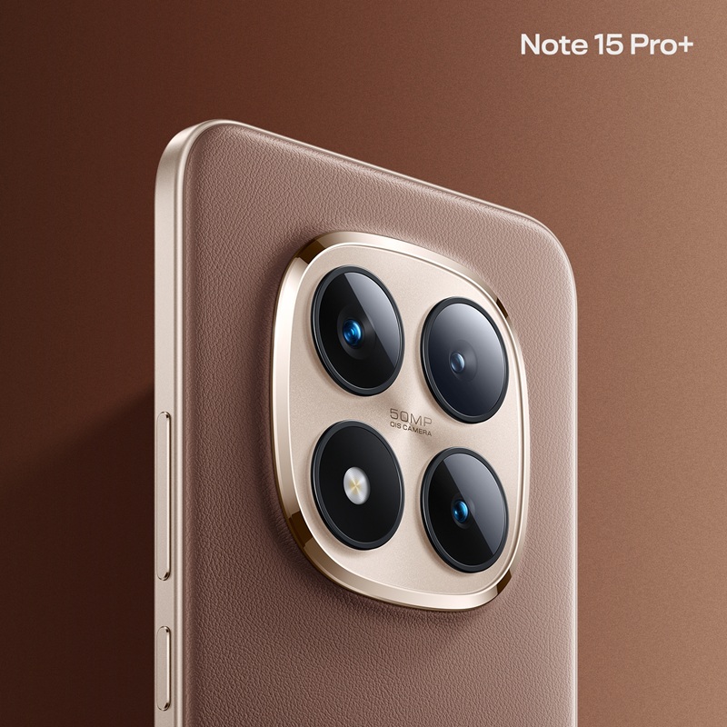 Detailed image of the back panel of Redmi Note 15 Pro+