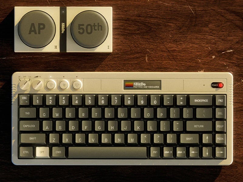 8BitDo Retro 68 Keyboard AP50th Limited Edition with Dual Super Buttons