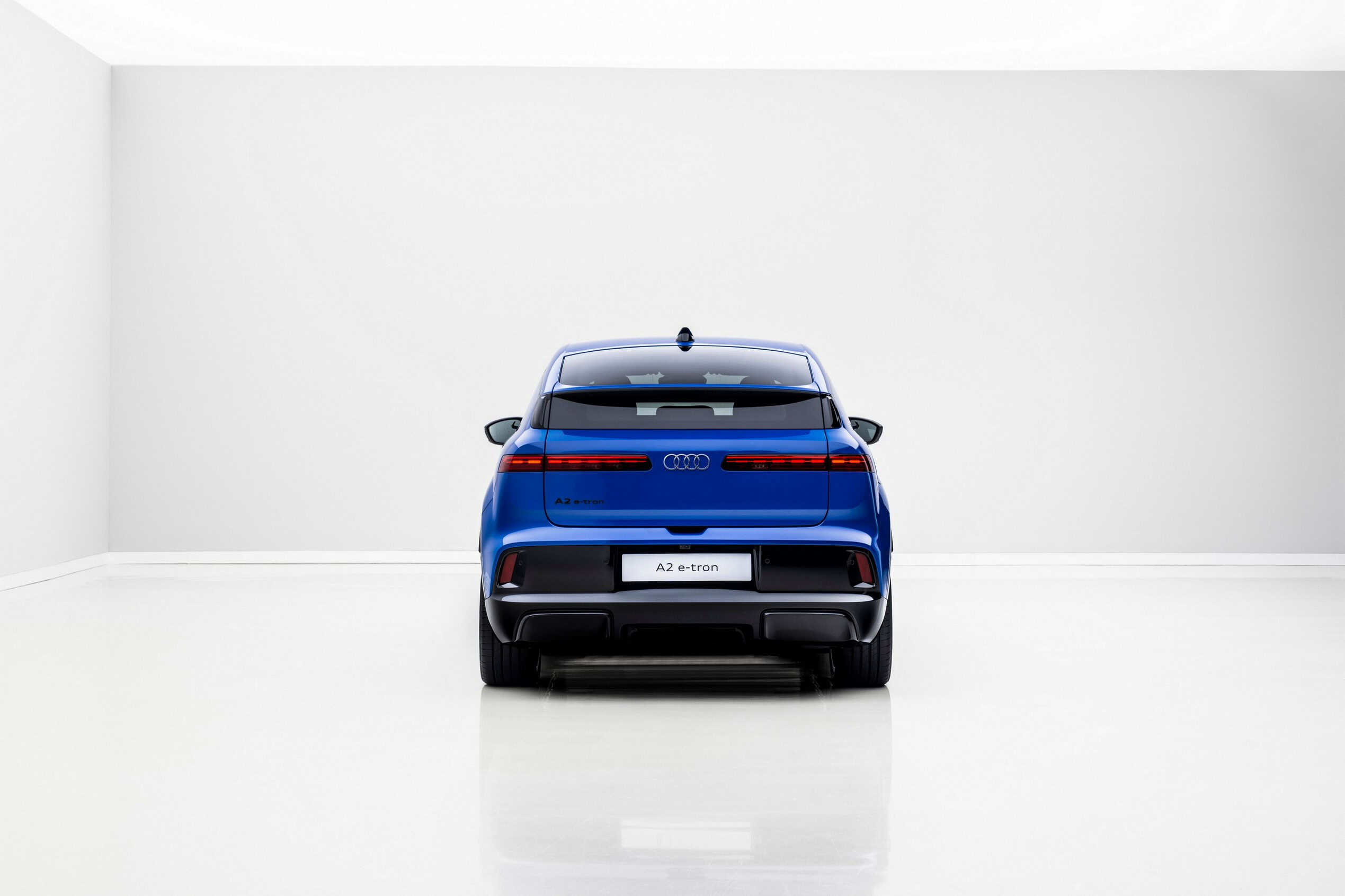 Audi A2 E-Tron aerial view