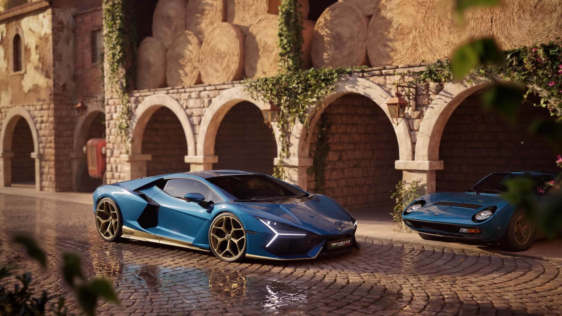 Контрастная ливрея Lamborghini Revuelto Miura 60 Homage