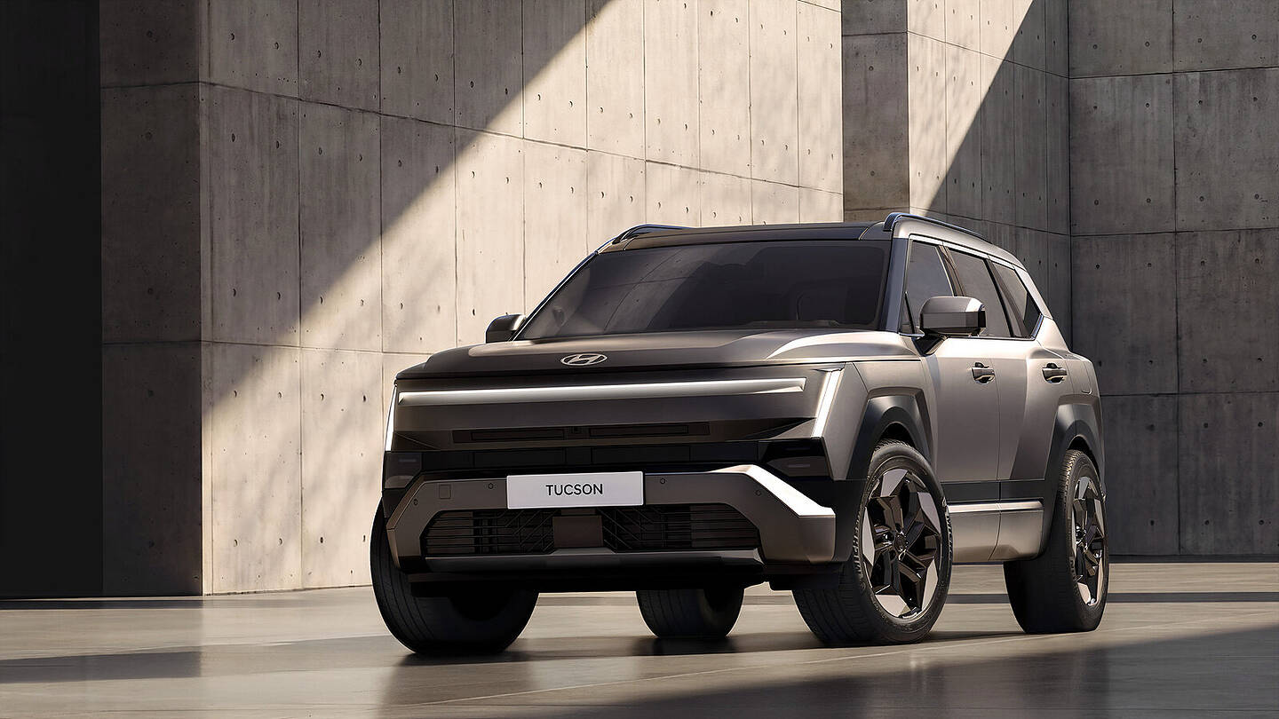 Передняя часть нового Hyundai Tucson от Hyundai через Autoevolution