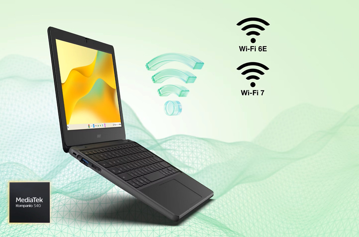 Vue arrière de l'Acer Chromebook 311