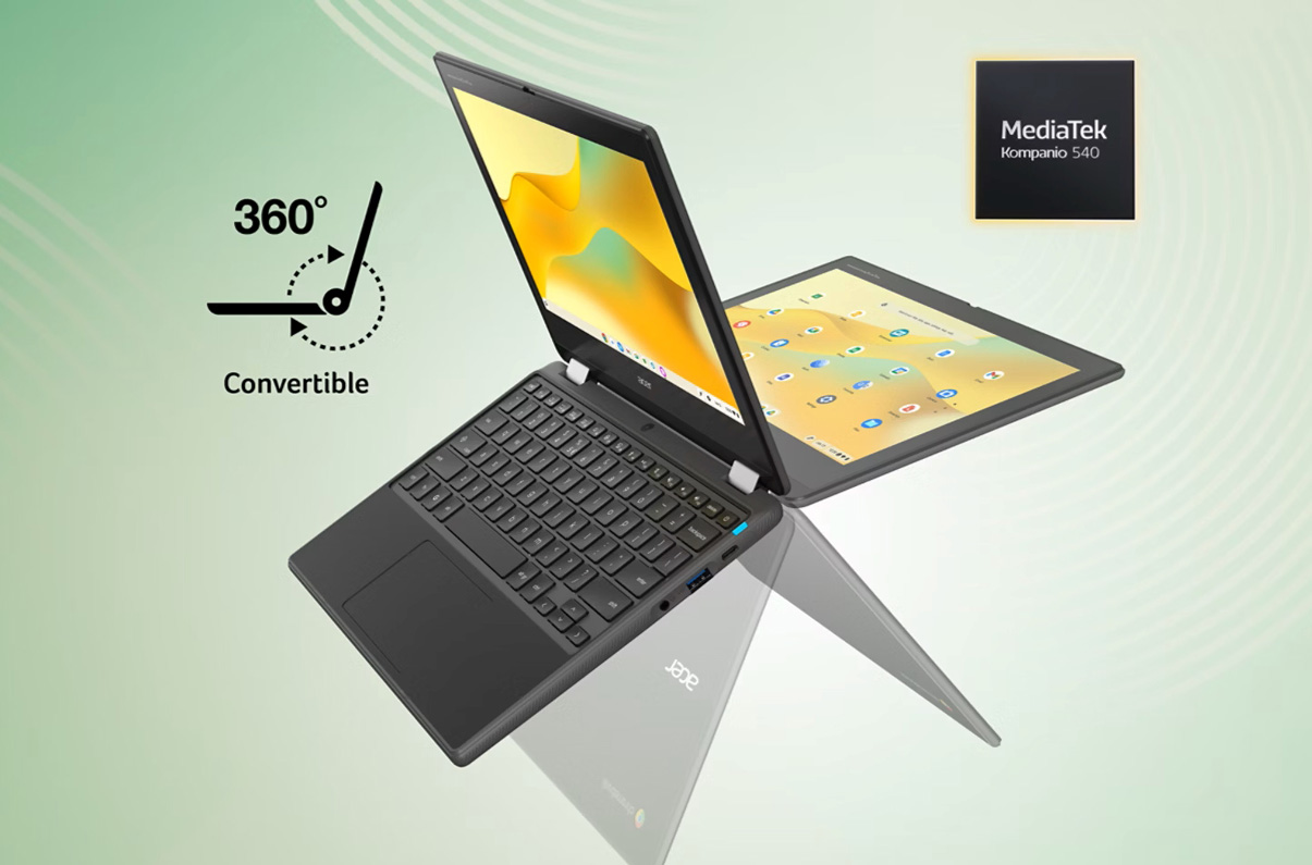 Ergonomie Acer Chromebook Spin 311